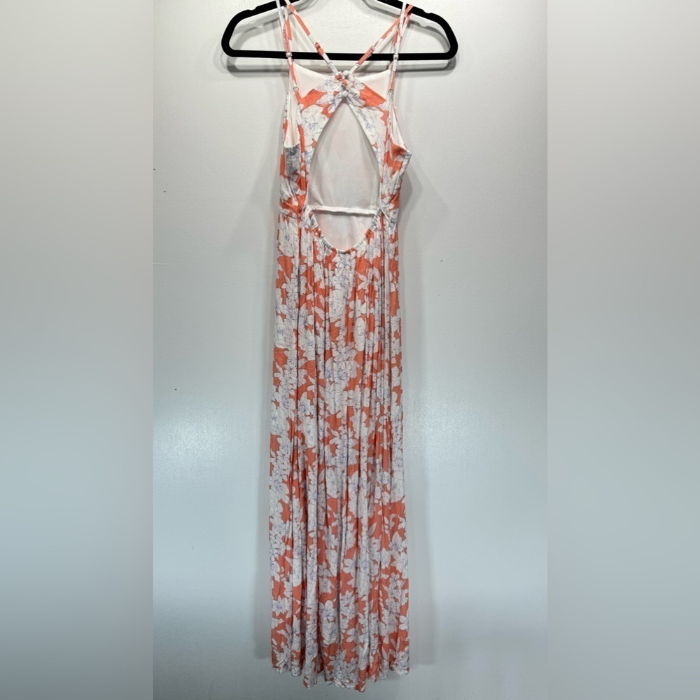 Soiéblu Crepe Floral & Lace Cutout Back Spaghetti Strap Maxi Dress from ModCloth - Picture 8 of 14